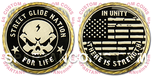 Motorcycle Club Custom Coin