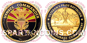 United States Navy Sea Cadets Corps custom coin