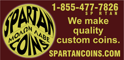 SPARTANcoins.com - the best name in custom coins.